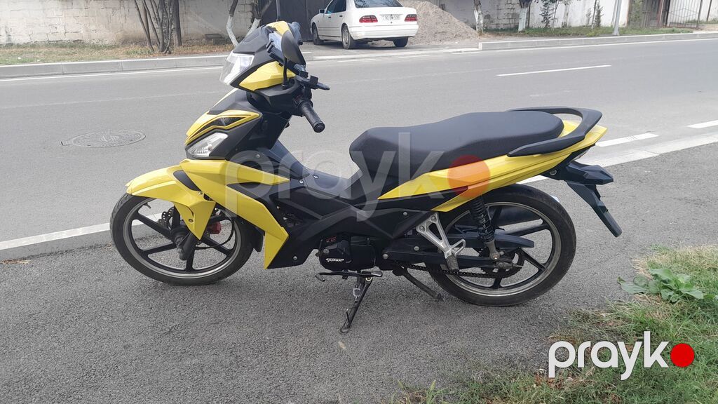 Moped/Motosiklet – Sarı-qara sport dizayn - Korpus: aqressiv xətlərə — Mopedlər və skuterlər, Bakı (3)