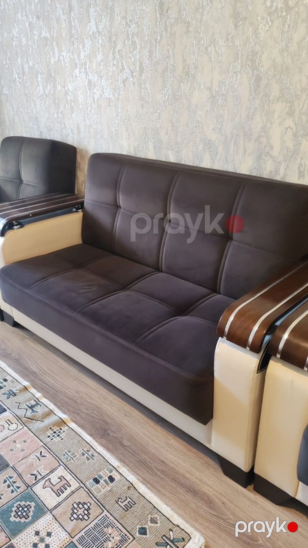 Qonaq otağı üçün dəst – 1 ədəd ikili divan, 1 ədəd üçlü divan və 2 — Yumşaq mobilya dəstləri, Bakı (3)