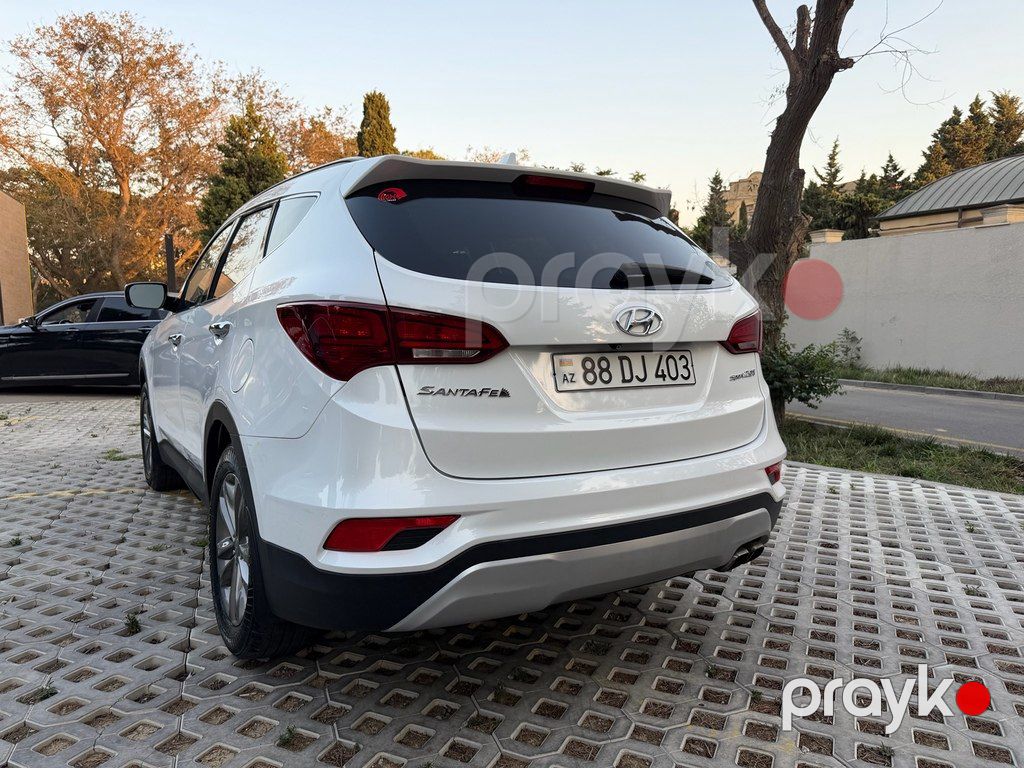 Hyundai Santa Fe, 2.0 L, 2017 il, 100 500 km — Avtomobillər, Bakı (10)