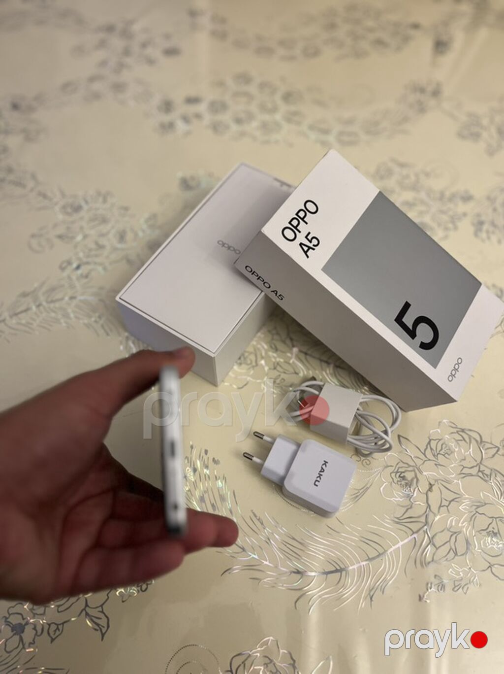 Oppo A5, 128 GB, rəng - Gümüşü, Barmaq izi, İki sim kartlı, Face ID — OPPO, Bakı (6)