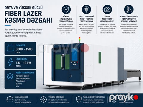 Fiber lazer kəsmə dəzgahı — Bakı