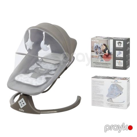 Yelləncək-kreslo Kidilo 952480_RB, 0–3 yaş, boz - 952480_RB — Bakı