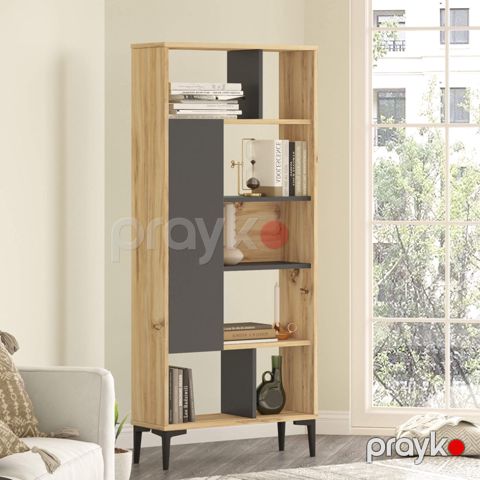 Stellaj Ev Plus ev_13111200, Ldsp, antrasit/bej, 1630x720x300 mm — Bakı