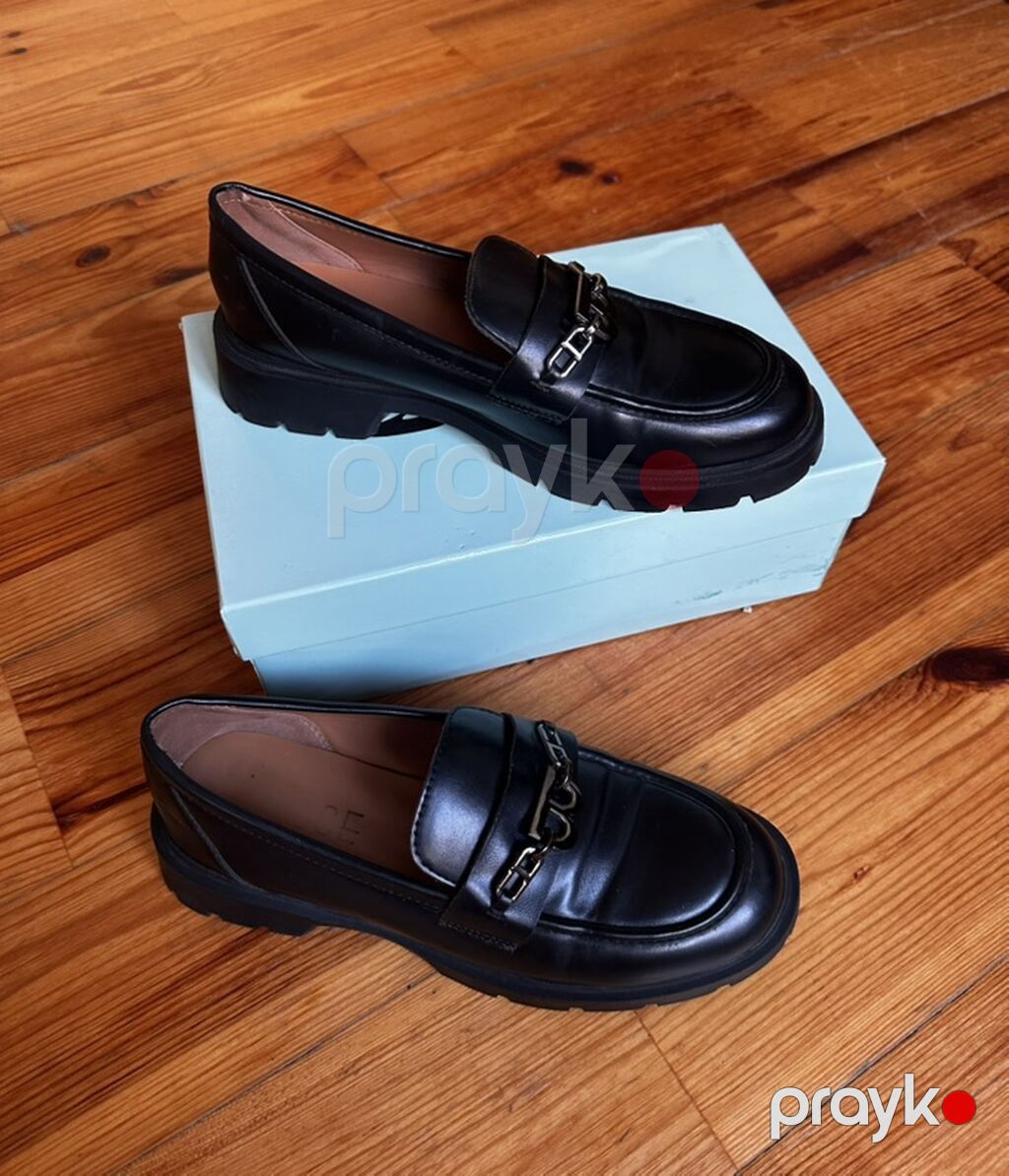Qadın loafer ayaqqabıları 2-3 dəfə geyinilib, 40 ölçüdür. 80 manata — Mokasin, Bakı (3)