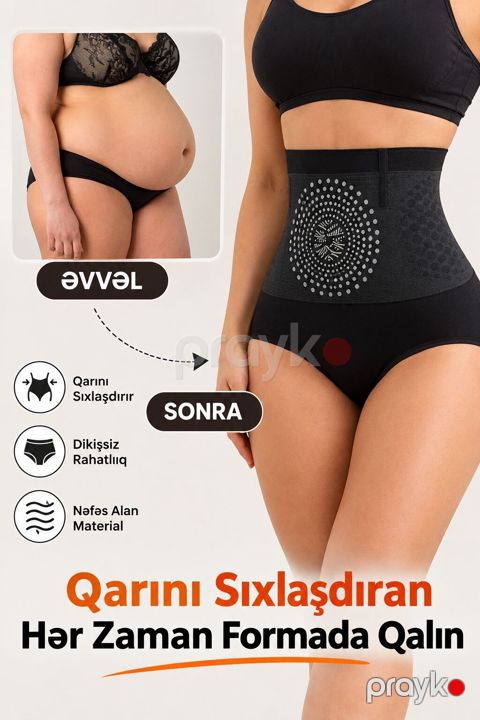 Bədənini Daha Zərif və Formada Göstər - Yüksək bel dizaynı: beli