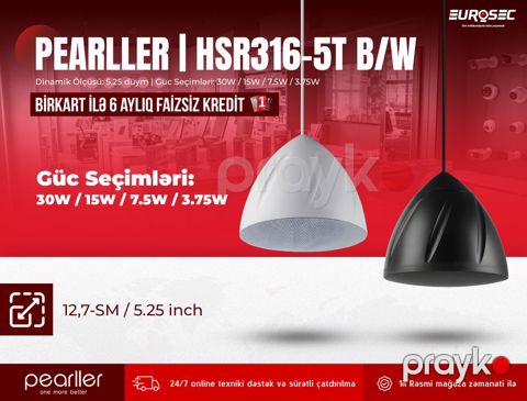 Tavan tipli dinamik "Pearller HSR316-5T B/W" — Bakı