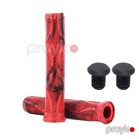 Velosiped üçün qripslər 1602, rezin, qırmızı/qara, 160 mm — Bakı