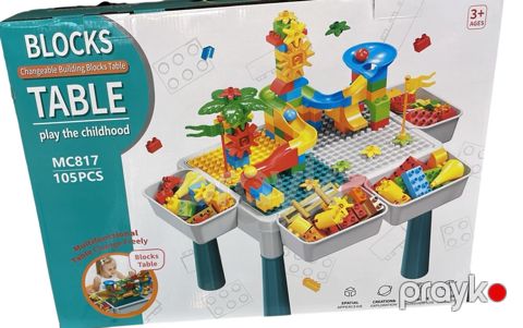 Blok konstruktor-masa uşaqlar üçün 817-MC, 105 element — Bakı
