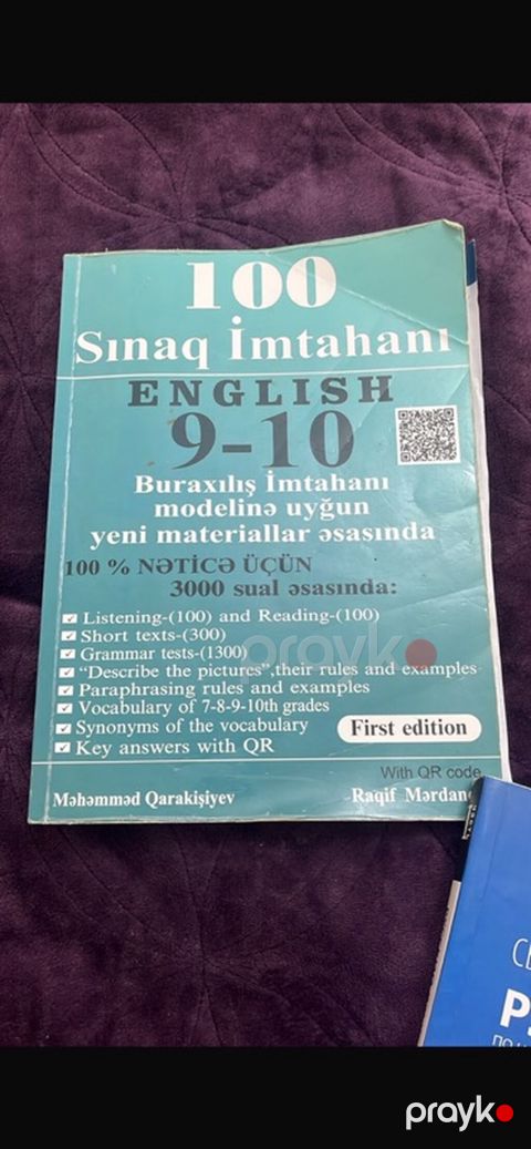 Məhsul: “100 Sınaq İmtahanı – English 9–10” (First edition) İÇİ Normal — Bakı