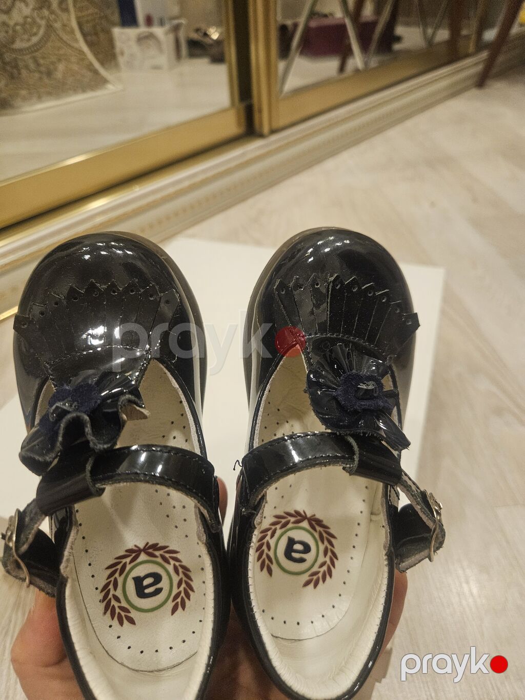 Rəng - Göy Tuflilər, Ölçü: 24, Qız üçün — Uşaq ayakkabısı, Xırdalan (3)