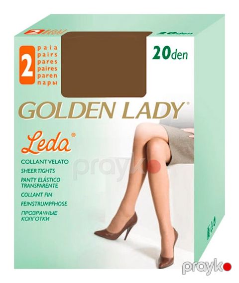Qadınlar üçün kolqotqa Golden Lady Leda Filanca, 20den, ölçü 2(S), Daino, bürünc çalarlı qaralma — Bakı