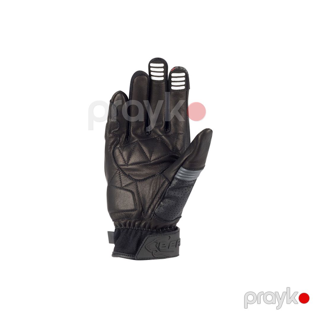 Motosikl əlcəkləri Bering Axel BGE718 T10 Black/White/Grey, ölçü L — Mallar, Bakı (2)