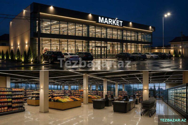 Obyekt satílír Sarayda Market teyinatlí — Ofis, Bakı (2)