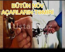Qapıların açılmasi kilidlerin təmiri — Bakı