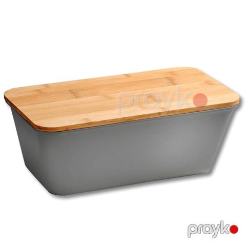 Çörək qabı Kesper, 36x21.5x17 sm, plastik, boz — Bakı
