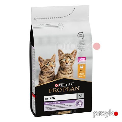 Quru yem Purina Pro Plan Healthy Start, pişik balaları üçün, toyuq əti ilə, 1 kq — Bakı