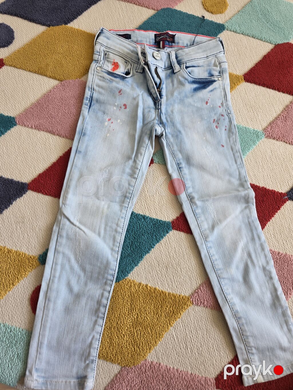 U.S. Polo Assn. uşaq cins şalvarı - Model: Skinny - Ölçü: 5–6 yaş — Uşaq geyimi, Bakı (2)