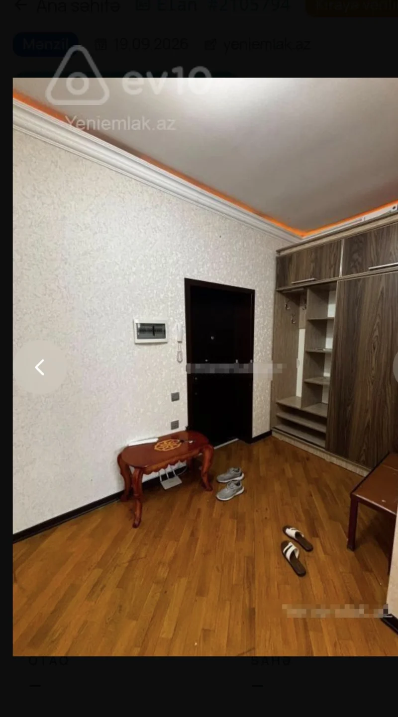 2 otaqlı mənzil, 85 m², Şərifli Məmmədli 1, — kirayə — Mənzil, Bakı (3)