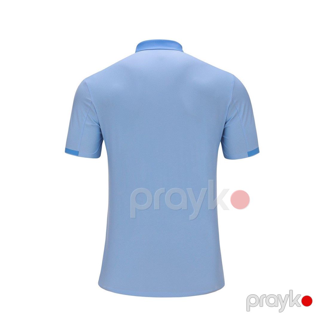 Kişi üçün qısaqol polo Kelme, mavi, neylon/spandeks, ölçü XL — Mallar, Bakı (2)