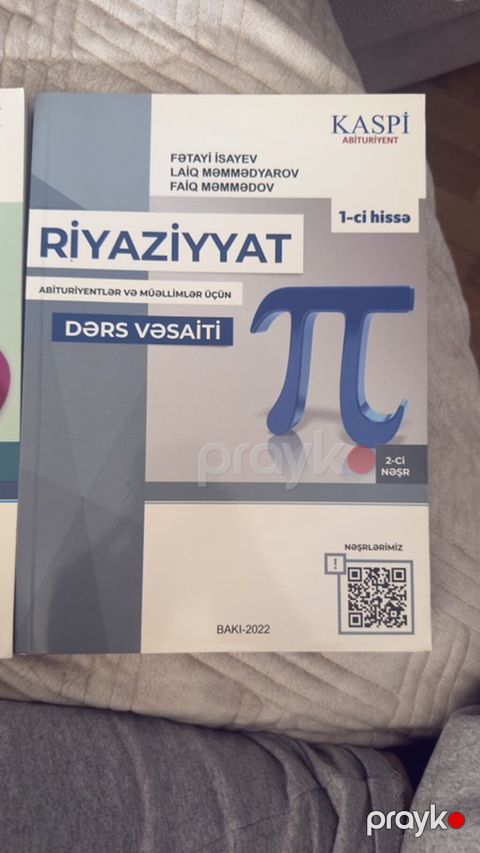 Məhsul: Kaspi Abituriyent – Riyaziyyat dəsti (2 kitab) Tərkib — Bakı