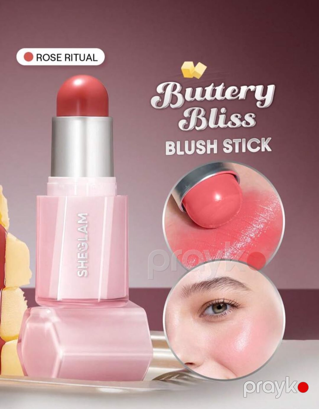 Ənlik-stik No Brand Buttery Bliss Rose Ritual — Mallar, Bakı