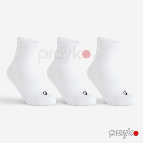 Uşaq tennis corabları Decathlon Artengo RS 100, uzun, ağ, 3 cüt — Bakı