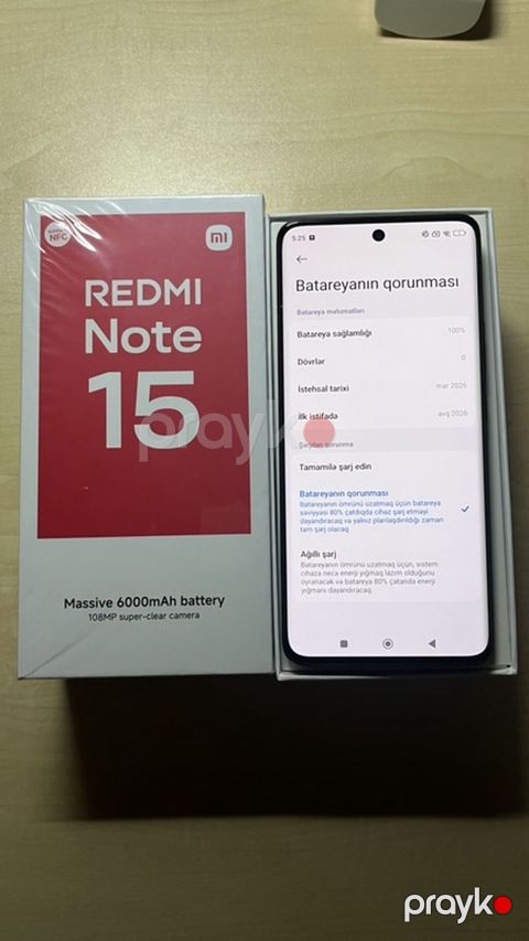 Redmi Note 14, 256 GB, rəng - Qara, Sensor — Bakı