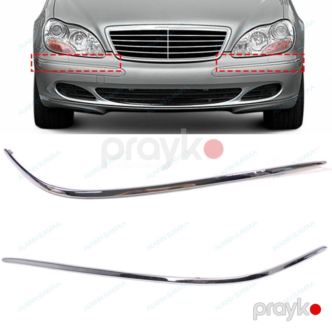 "Mercedes W220, Mercedes S220" bufer nikeli xromu kantı — Ehtiyat hissələri və aksesuarlar, Bakı (2)