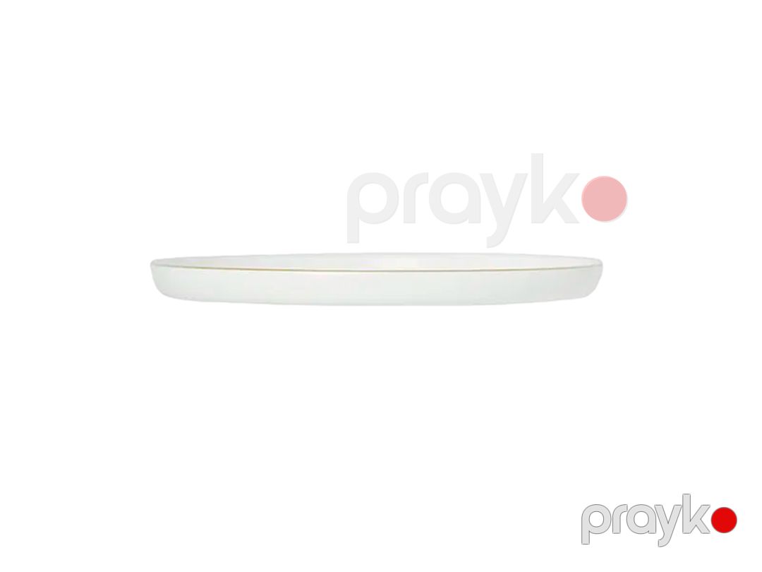 Boşqab Porland Arabesque 04ALM005989, farfor, ağ/qızılı, 18 sm — Mallar, Bakı (3)