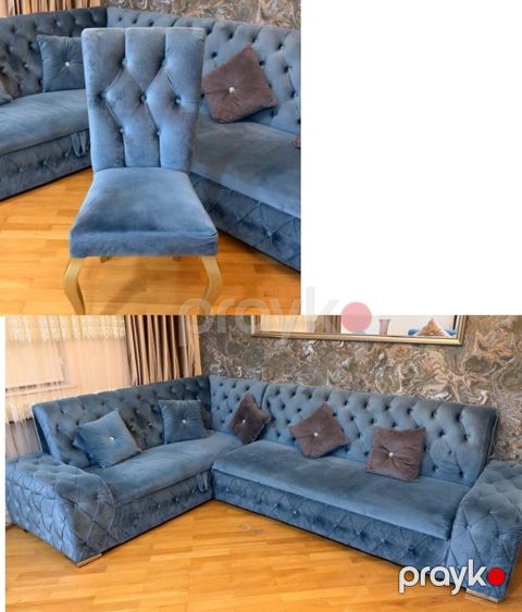 Divan 2 x 3, bazali, achilir 250azn 6 Eded stul 150 azn. Yeni — Digah