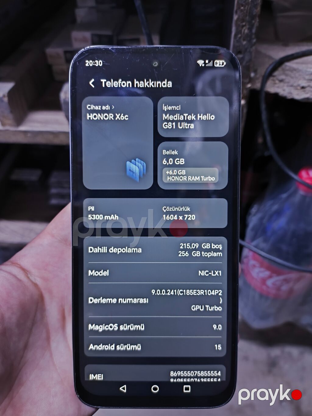 Honor X6c, 256 GB, rəng - Gümüşü, Sensor — Honor, Sumqayıt (4)