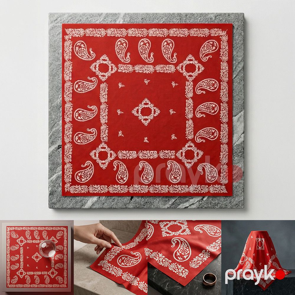 Kəlağayı Süsən S1160 qırmızı — Mallar, Bakı (3)