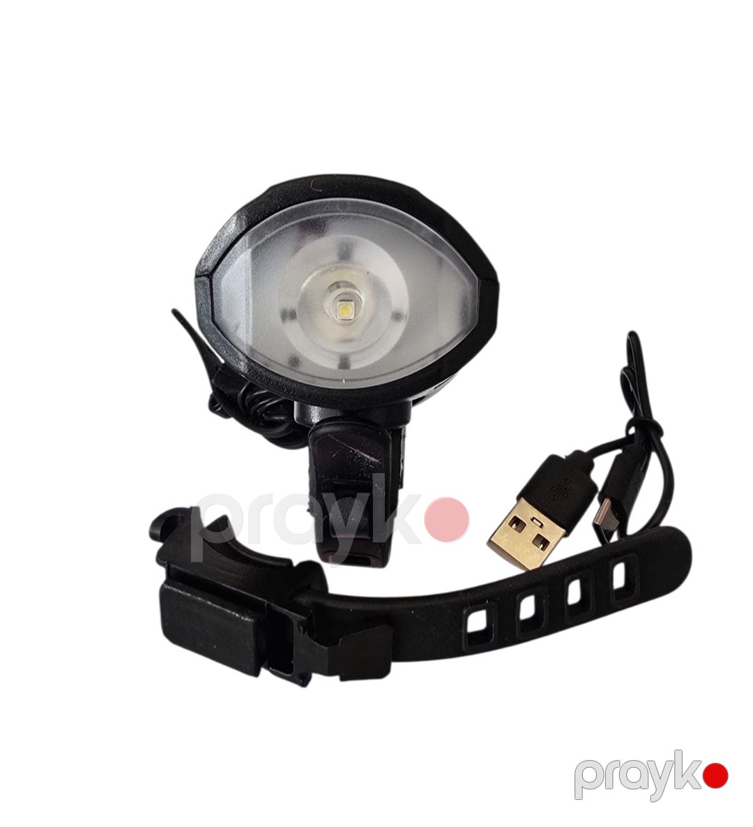 Velosiped fənəri 4.5 Vt, qara/qırmızı — Mallar, Bakı (2)