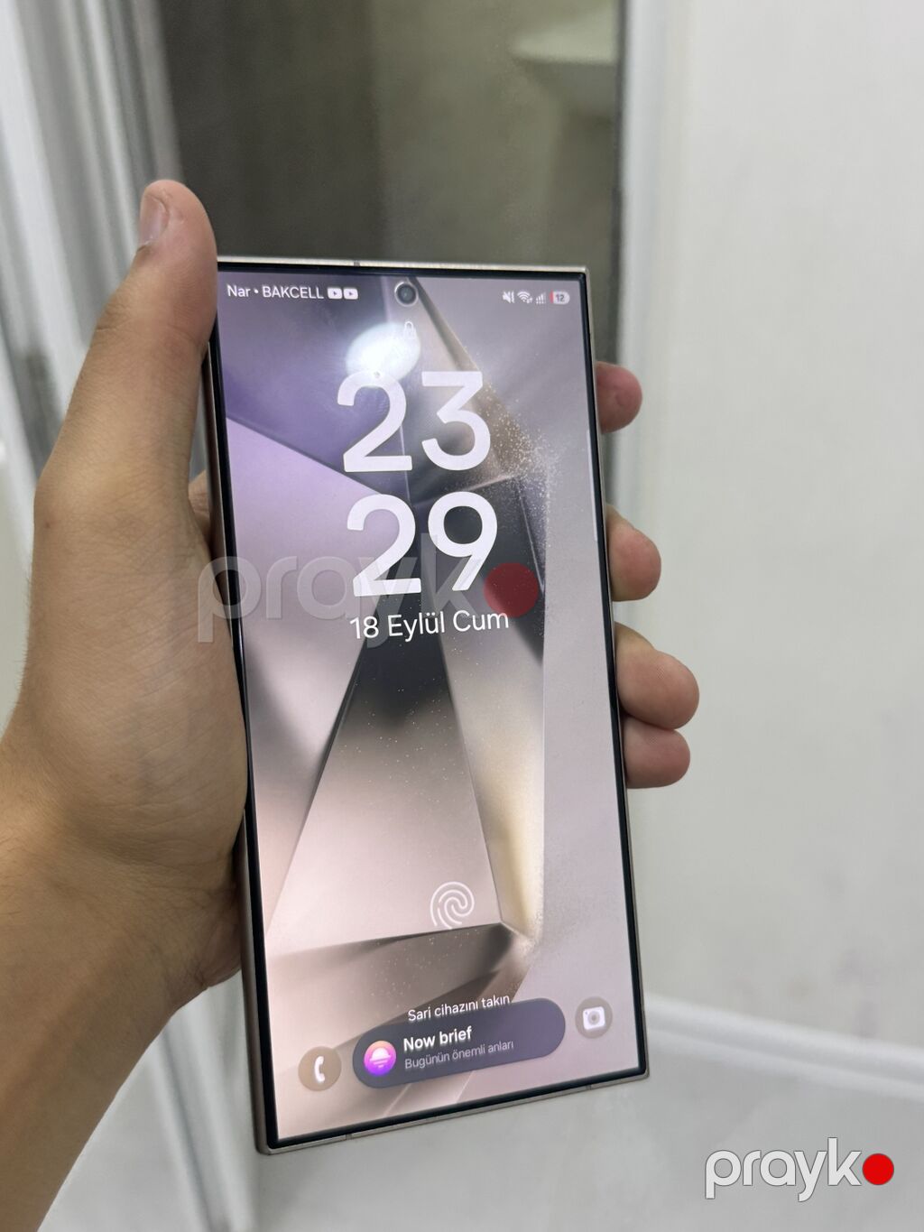 Samsung Galaxy S24 Ultra, rəng - Gümüşü, Simsiz şarj — Samsung, Gəncə (6)