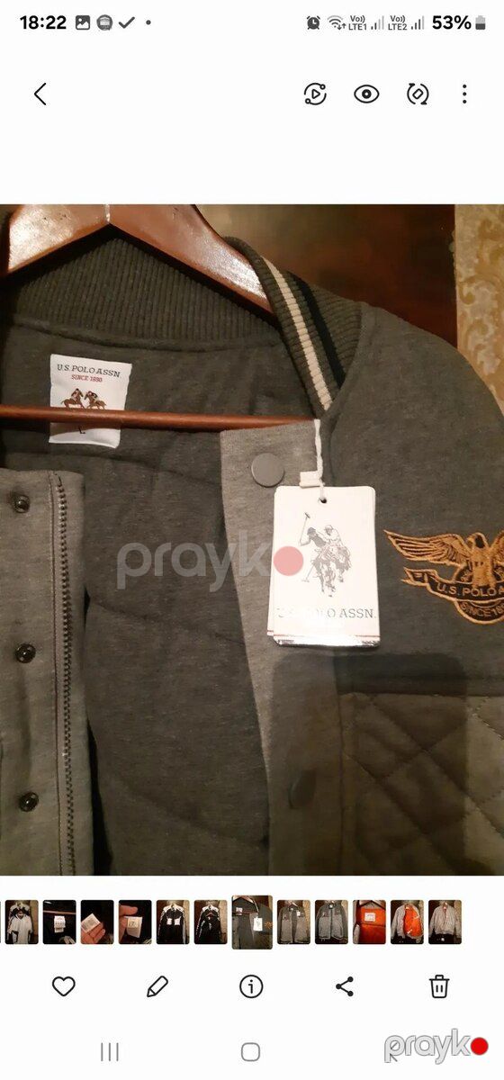 Gödəkçə US Polo Assn 2025 — Geyim, ayakkabı, aksesuarlar, Gəncə (4)