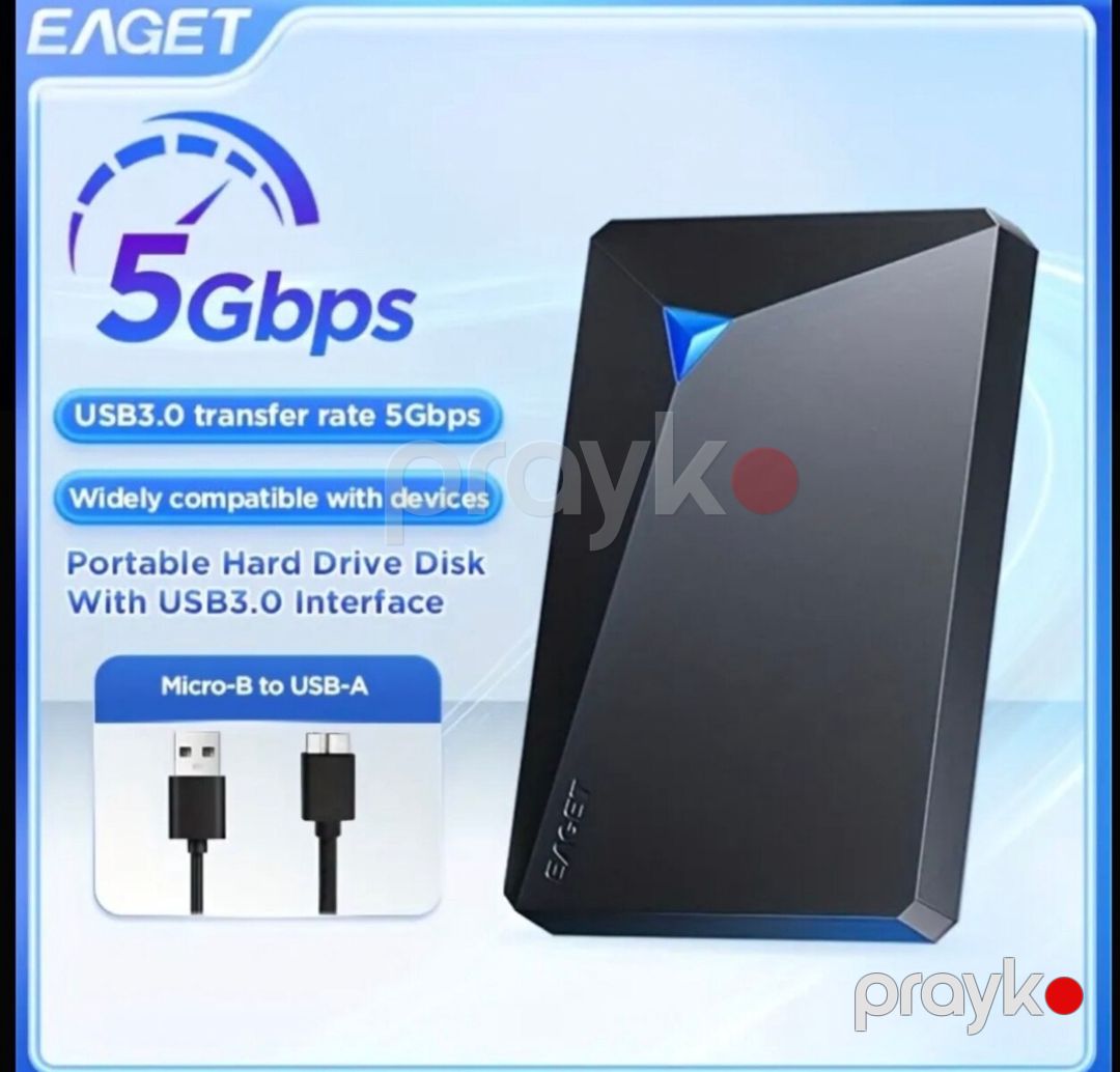 Eaget xarici sərt disk – 500 GB USB 3.0 — Kompüterlər və noutbuklar, Bakı (4)