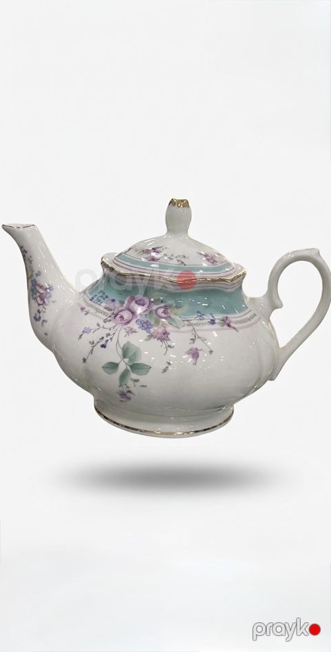Dəmləmə çaydanı 13971739, çini, 500 ml, ağ — Bakı