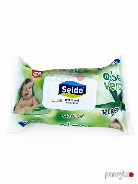Uşaq nəm salfetləri, 120 əd, aloe vera ilə — Bakı