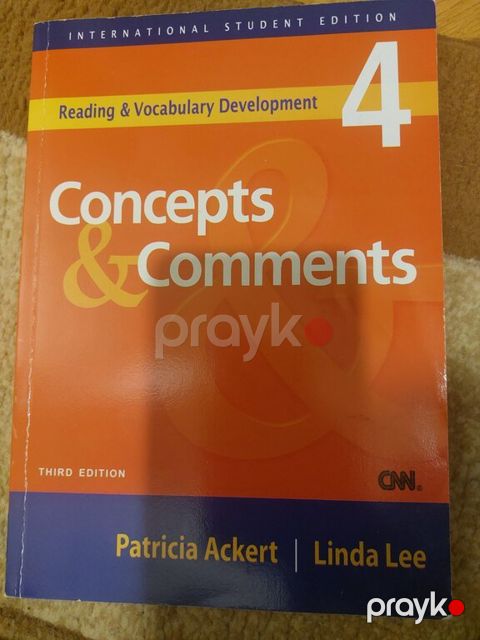 Kitab "Concepts & Comments. Reading & Vocabulary Develop" — Bakı