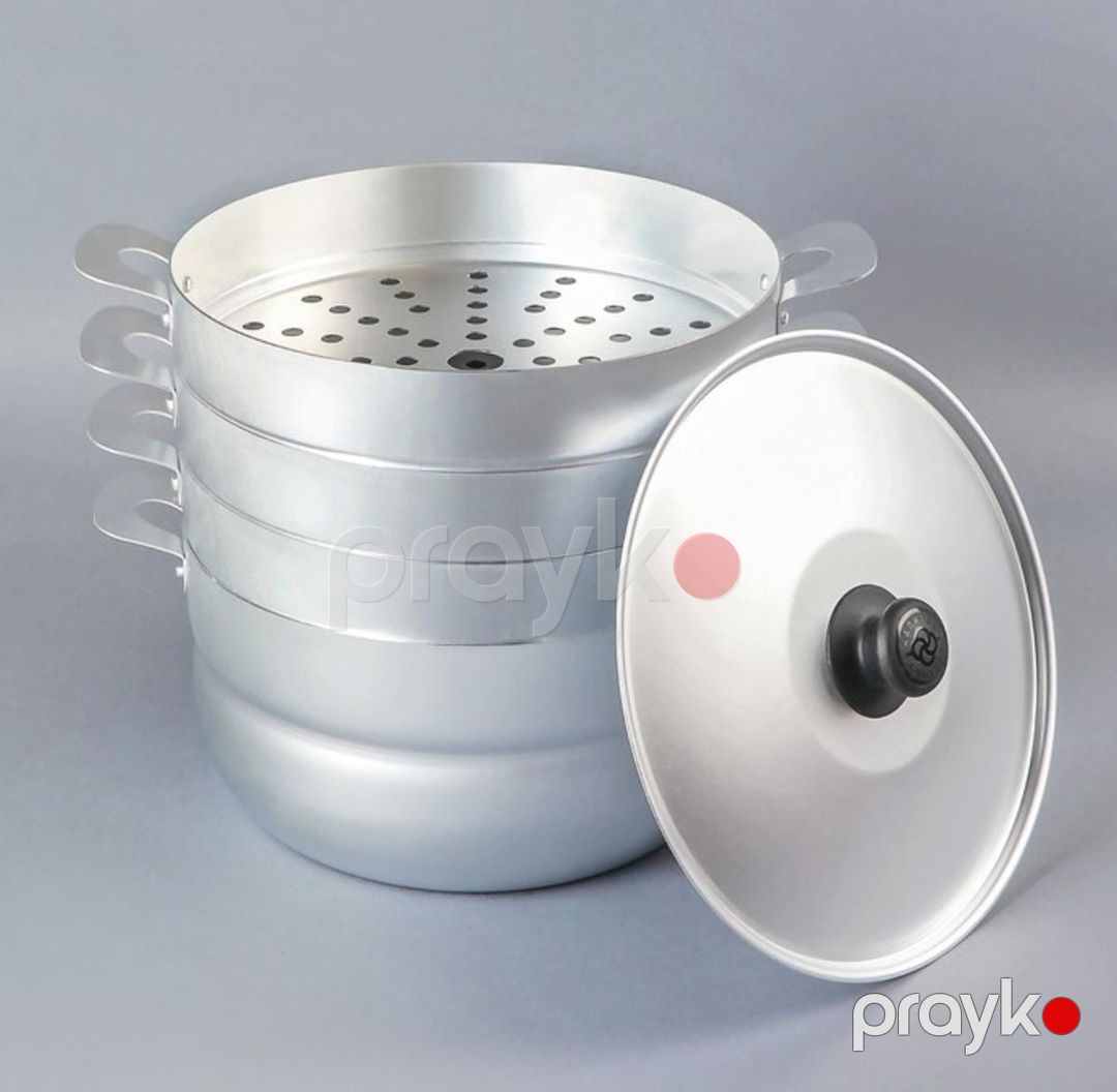 Mantı üçün qazan Kalitva, 6 l, alüminium, 2.2 kq — Mallar, Bakı (2)