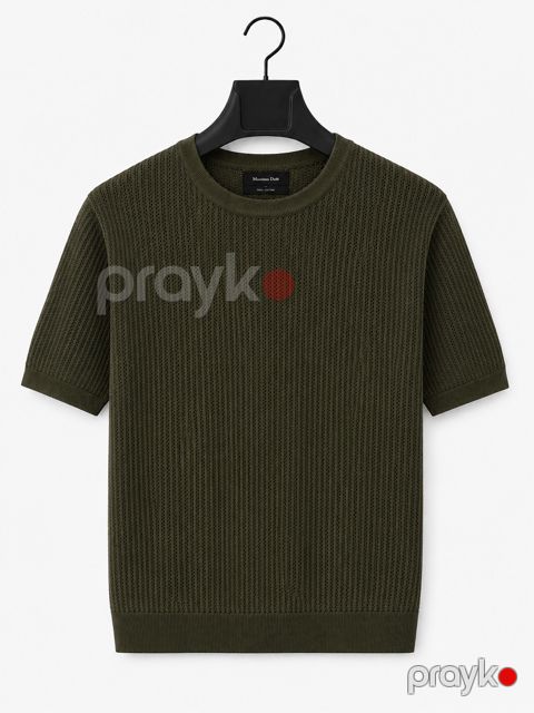 Kişilər üçün polo, xaki, pambıq, ölçü L — Bakı