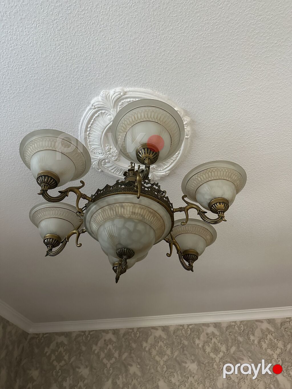 Çılçıraq, 7 lampa, Metal — Tavan is?qlar? v? cilc?raqlar, Masazır (3)