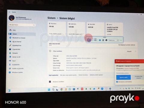 Noutbuk Lenovo Intel Core i3-8130U — Bakı