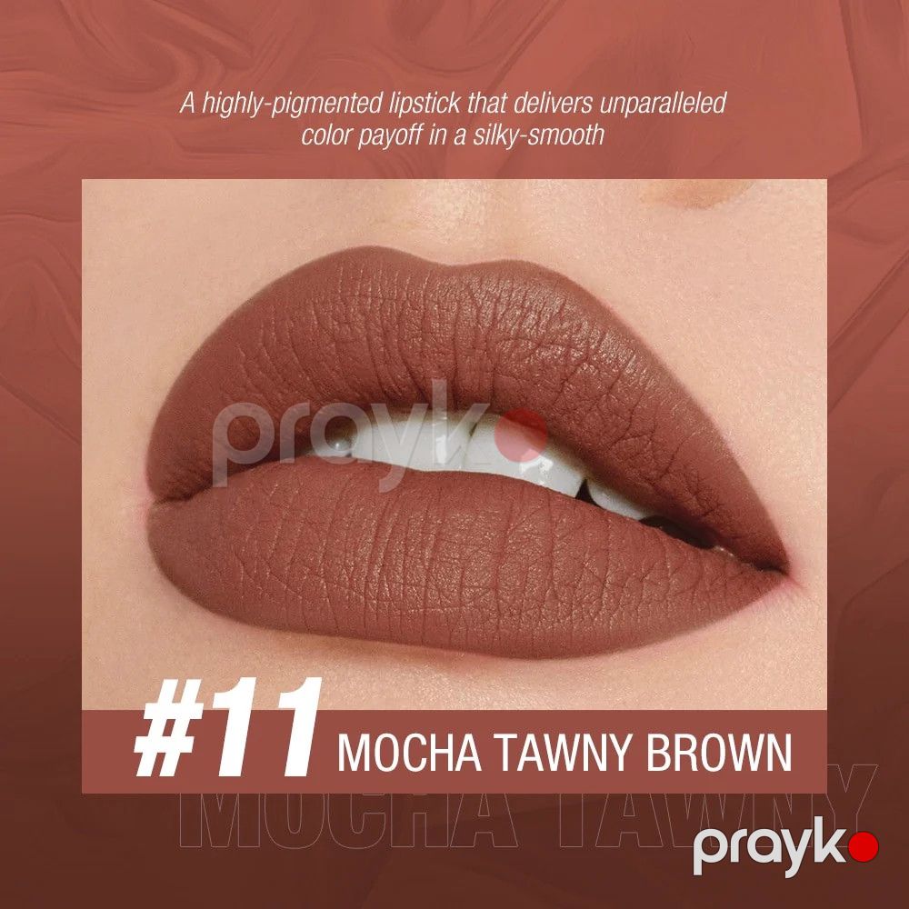 Maye dodaq boyası O.two.o High Energy Heavy Mist Matte Lip Glaze 11 Tawny Brown 5 ml — Mallar, Bakı (2)