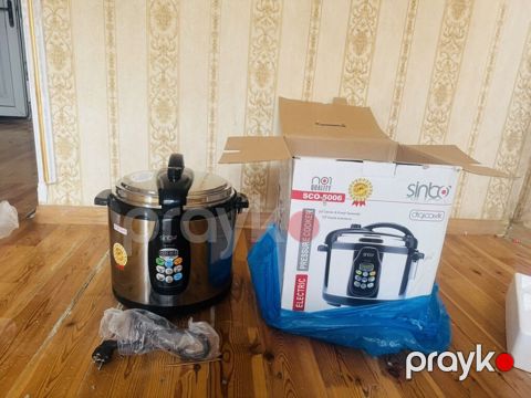 Sinbo SCO-5006 elektrik bişirme qazani 10 lt tutur her nöm yemekleri — Qazax