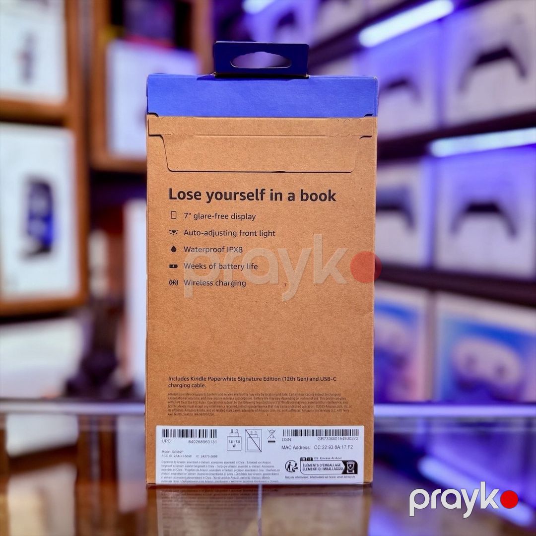 Kindle Paperwhite Signature Edition 32GB, Metallic Black — Planshetlər, Bakı (2)
