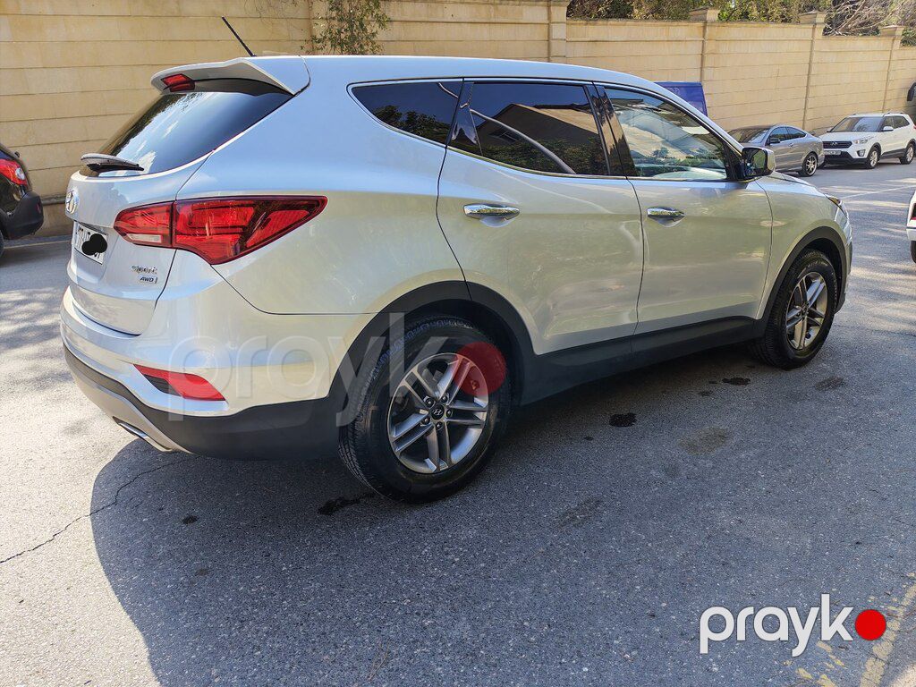 Hyundai Santa Fe, 2.4 L, 2017 il, 192 326 km — Avtomobillər, Bakı (4)