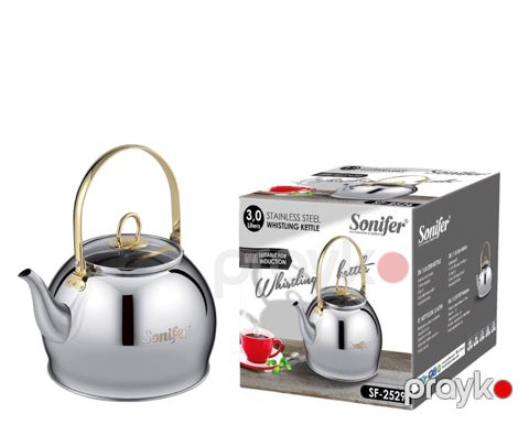 Çaydan Sonifer SF-2529, paslanmayan polad, gümüşü, 3 l — Bakı