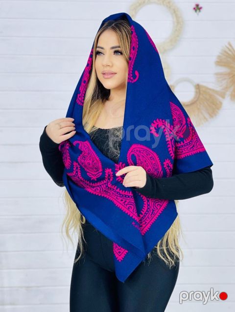 Kəlağayı MM68, ipək, rəngbərəng, 150x150 sm — Bakı