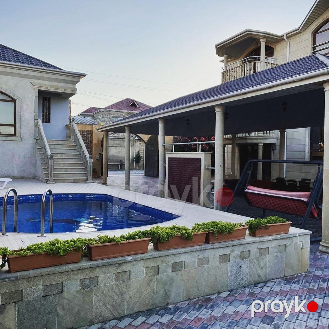İcarəyə verilir 6 otaqlı həyət evi/bağ evi 400 m² — Ev, villa, Bakı (9)